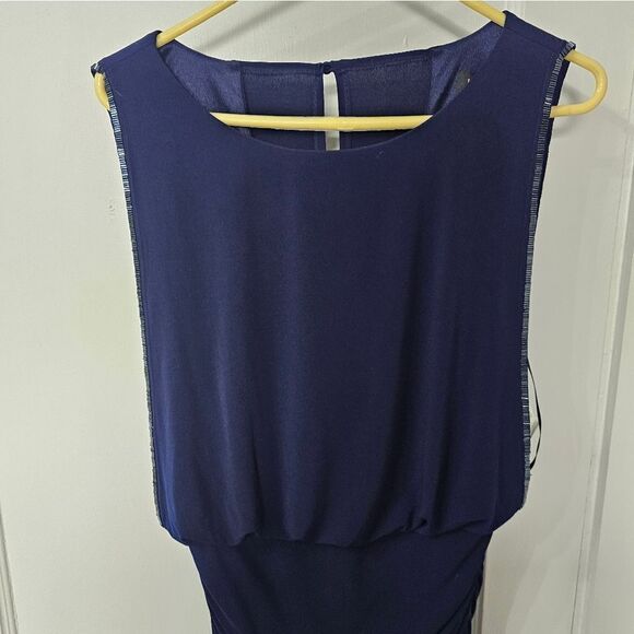 NWT Laundry elegant navy blue dress sz 4 - Picture 5 of 6